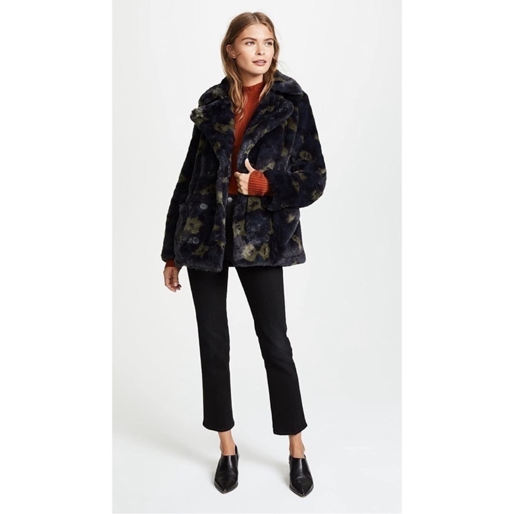 Zadig & Voltaire Miles Leo Faux Fur Coat